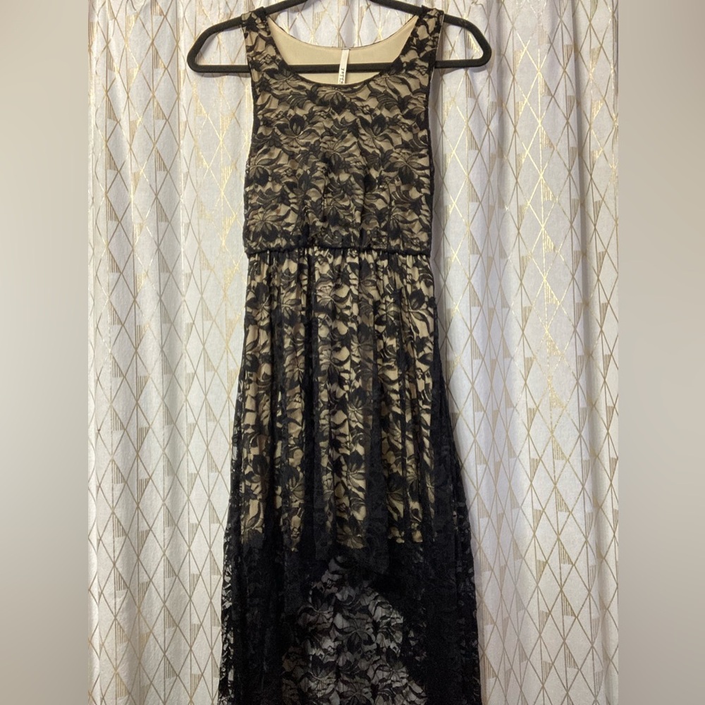 Elegant Black Lace Dress